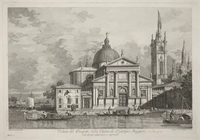 Veduta del Prospetto della Chiesa di S. Giorgio Maggiore