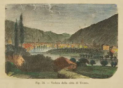 Veduta della città di Trento