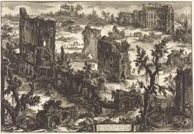 Veduta delle Terme di Tito