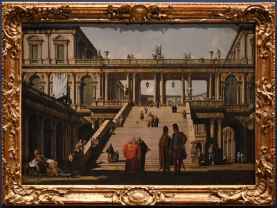 Veduta Ideale with Palace Staircase