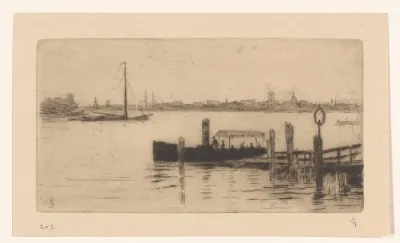 Veerpont tussen Dordrecht en Papendrecht