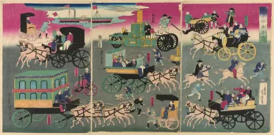 Vehicles on the Streets of Tokyo (Tokyo orai kuruma zukushi)