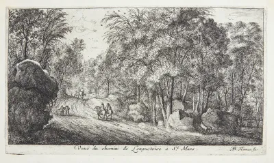 Vejfarende på St. Mars nær Longuetoise