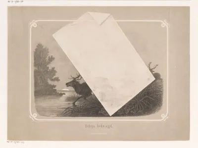 Vel papier op prent
