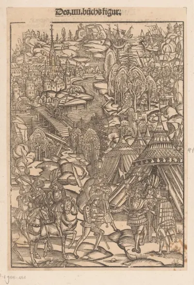 Veldslag van Julius Caesar in de omgeving van Keulen