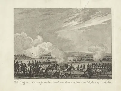 Veldslag van Morengo, onder bevel van den eersten Consul, den 14 Junij 1800