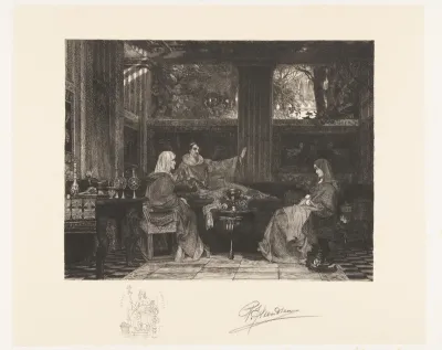 Venantius Fortunatus met de heilige Radegund van Thüringen