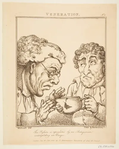 Veneration (Le Brun Travested, or Caricatures of the Passions)