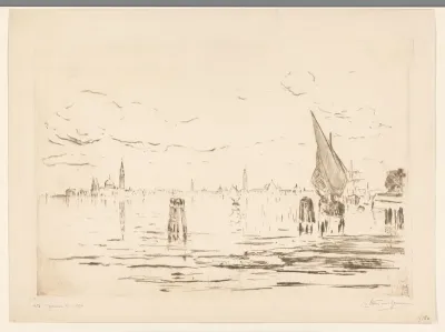 Venetië vanaf het water gezien