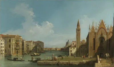 Venice: The Grand Canal from the Carità towards the Bacino