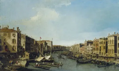 Venice: The Grand Canal from the Rialto to the Palazzo Foscari