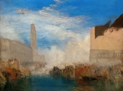 Venice, the Piazzetta with the Ceremony of the Doge Marrying the Sea
