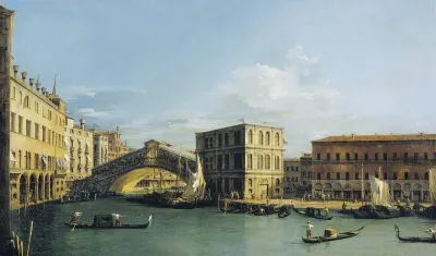 Venice: The Rialto Bridge from the North