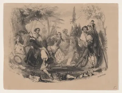 Venitian Songs, Act V of Cosima; (Verso) Title page for 'Album Musical'