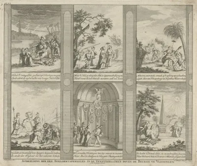 Vensters van de Beurs te Vlissingen, 1772