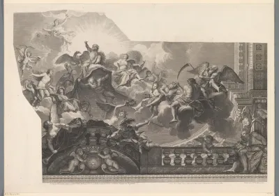 Venus als tussenpersoon voor Aeneas bij de goden