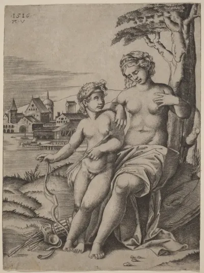 Venus and Cupid