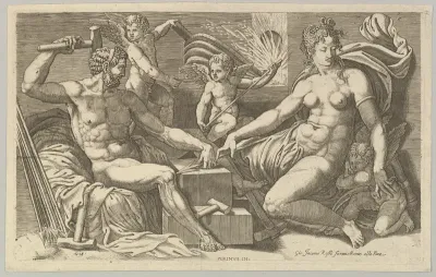 Venus and Vulcan at the Forge