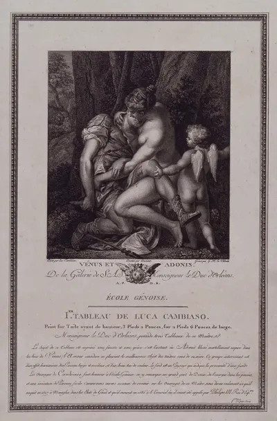 Venus [Aphrodite] and Adonis