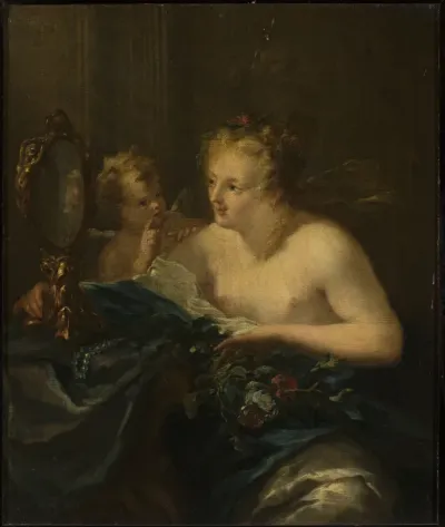Venus at her toilet.