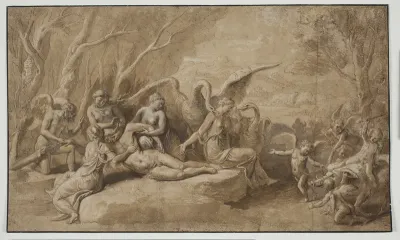 Venus begræder Adonis' død
