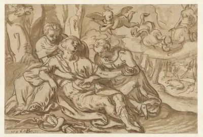Venus beweent de dode Adonis
