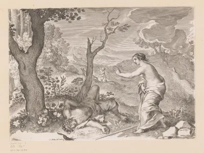 Venus bij de dode Adonis