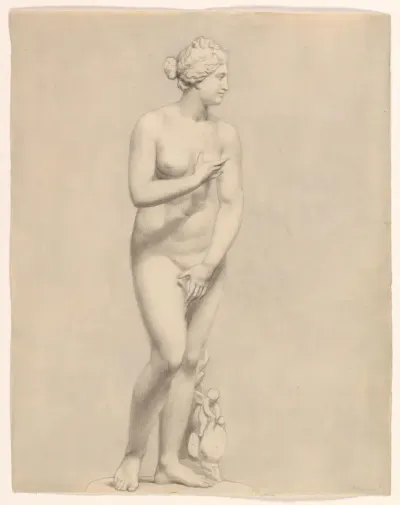 Venus de' Medici, van voren