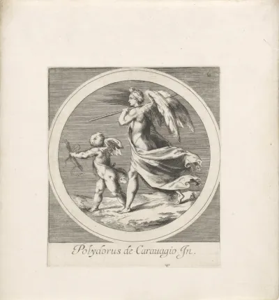 Venus door Amor gevolgd
