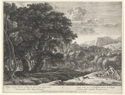 Venus en Adonis op jacht