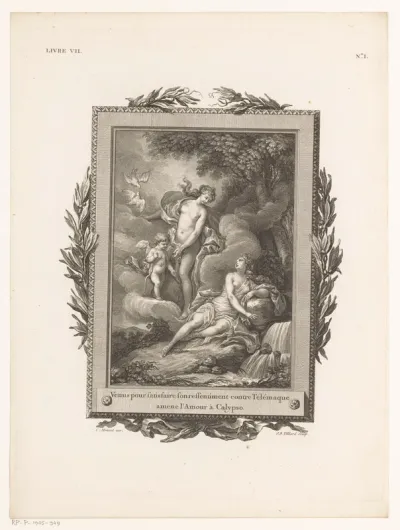 Venus en Cupido bij Calypso
