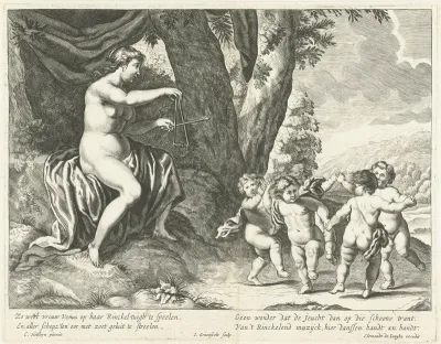 Venus en dansende putti