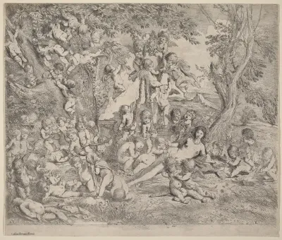 Venus in a Garden with Cupids