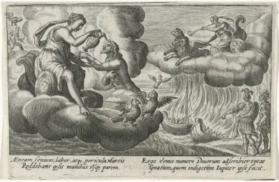Venus maakt Aeneas onsterfelijk