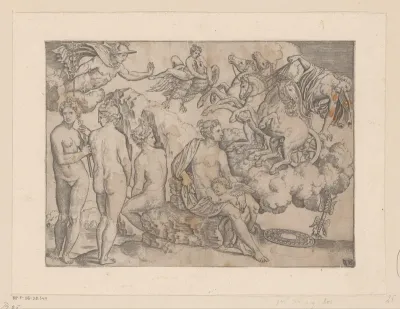 Venus met Amor en Jupiter met Ganymedes