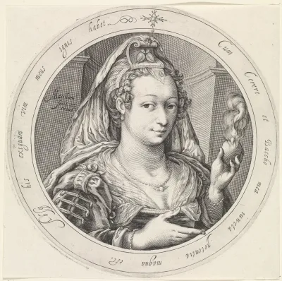 Venus met brandend hart