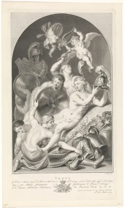 Venus met de wapens van Mars