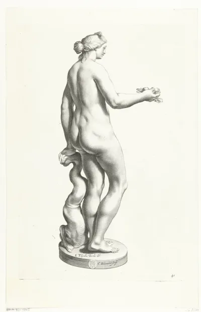 Venus met fruit in haar handen