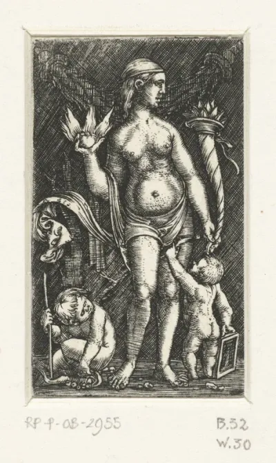 Venus met twee putti