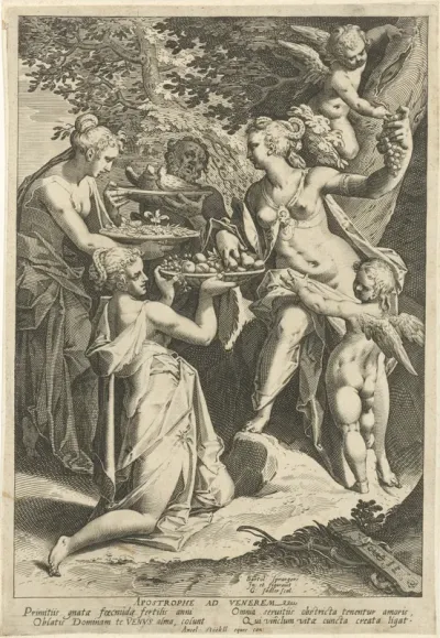 Venus ontvangt geschenken