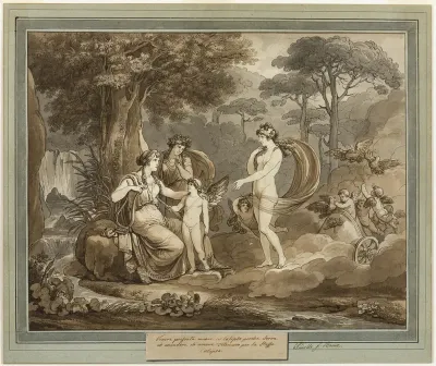 Venus Presents Cupid to Calypso, from The Adventures of Telemachus, Book 7