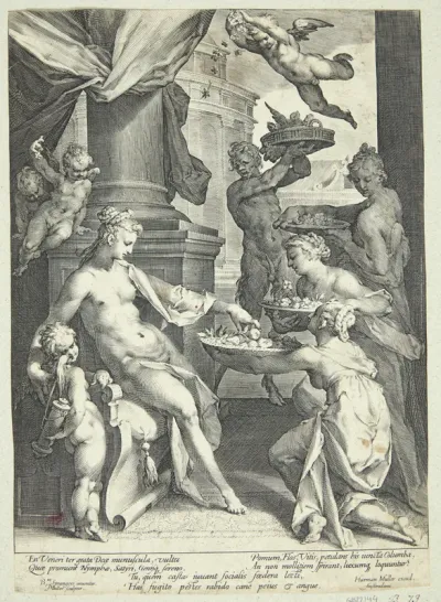 Venus æret af nymferne