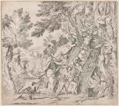 Venus schenkt Aeneas zijn wapenrusting