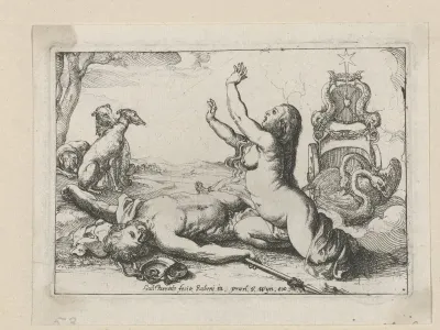 Venus treurt om Adonis