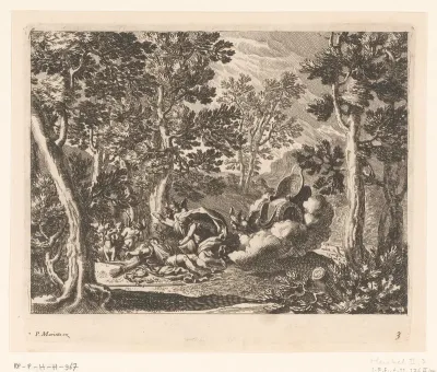 Venus treurt over de dood van Adonis