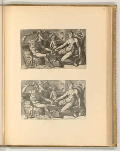 Venus und Vulkan in der Schmiede