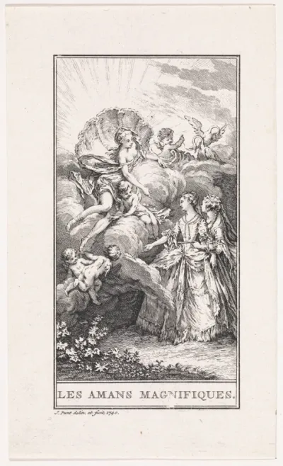 Venus verschijnt aan twee dames