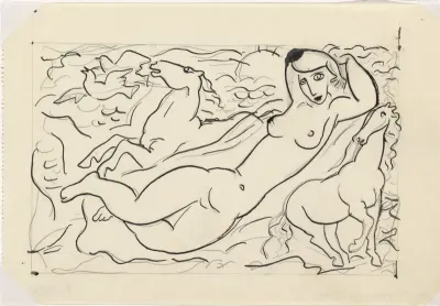 Venus Vignet voor boek 'L'art Hollandais contemporain' van Paul Fierens