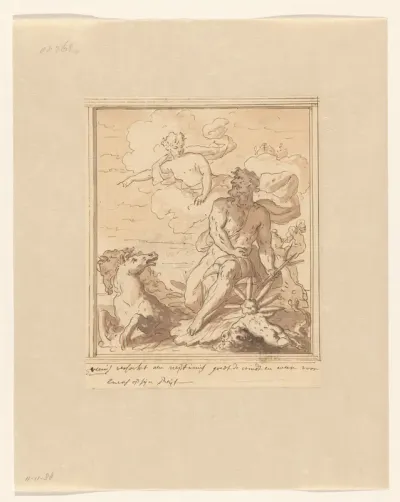 Venus vraagt Neptunus goede wind voor Aeneas' reis