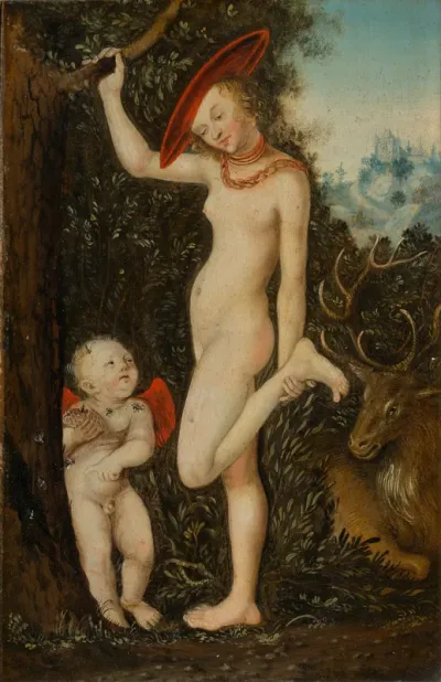 Venus with Cupid Stealing Honey